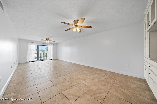 5800 N Banana River Blvd Unit 134, Cape Canaveral, FL 32920 - empty room featuring baseboards, visible vents, and a textured ceiling
