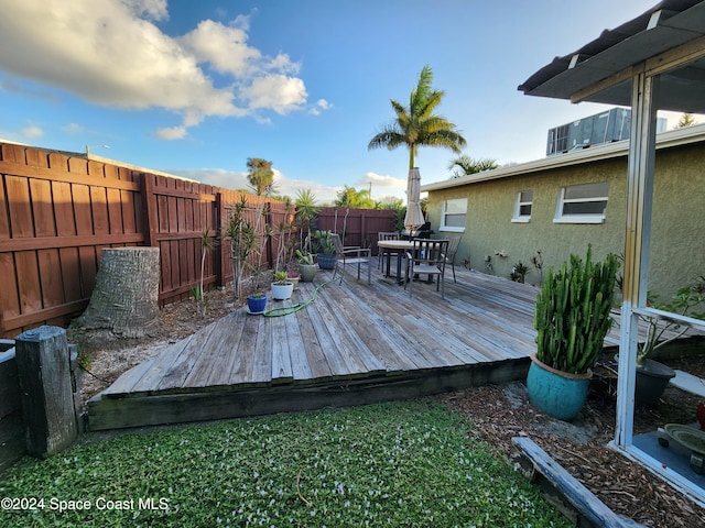 view of deck