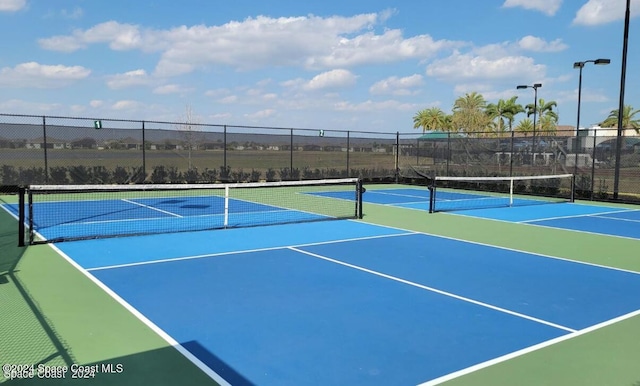 view of sport court