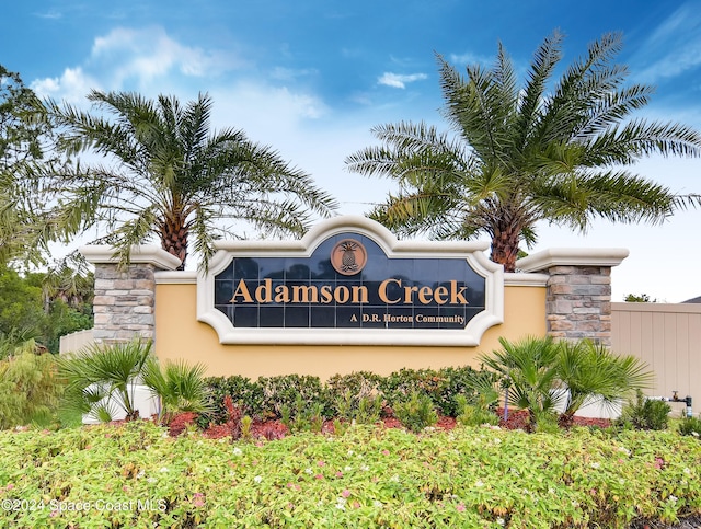 1284 Mycroft Dr, Cocoa, FL 32926 - view of community sign