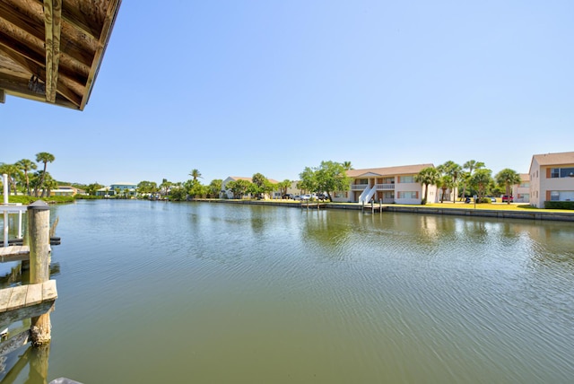 dock with a water view