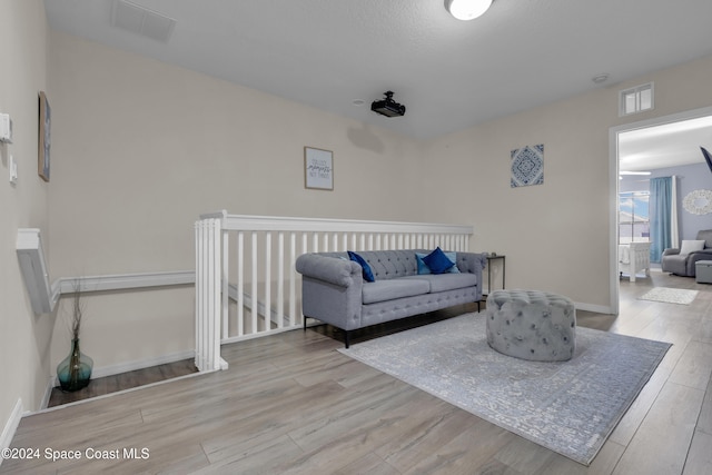 interior space featuring light hardwood / wood-style floors