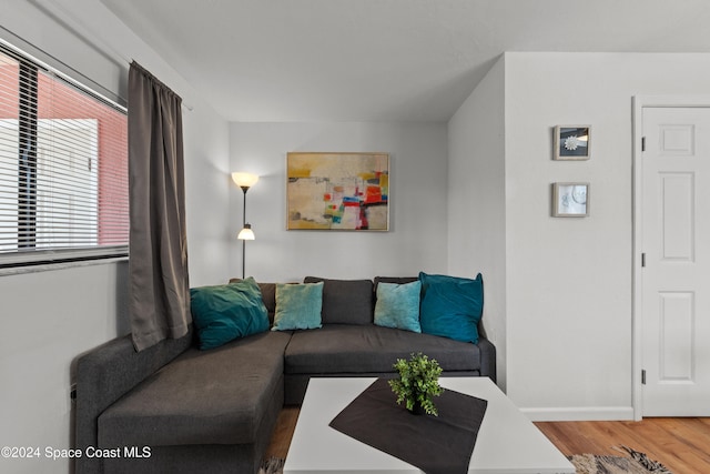 13433 Heald Ln Unit 1, Fort Myers, FL 33908 - living room with wood finished floors and baseboards