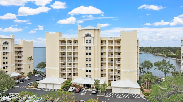 view of property featuring a water view