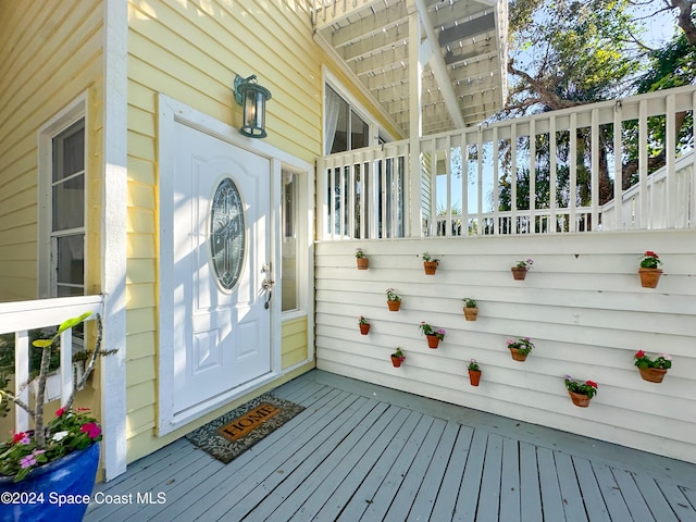 5875 Riverside Dr, Melbourne Beach, FL 32951 - view of exterior entry