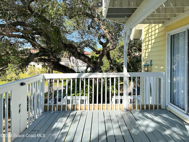 view of deck