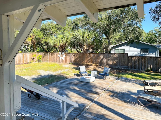 5875 Riverside Dr, Melbourne Beach, FL 32951 - view of deck