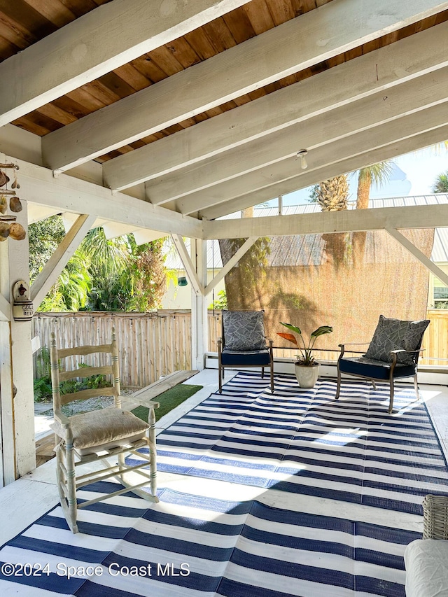 5875 Riverside Dr, Melbourne Beach, FL 32951 - view of patio / terrace