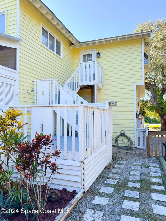 view of rear view of house