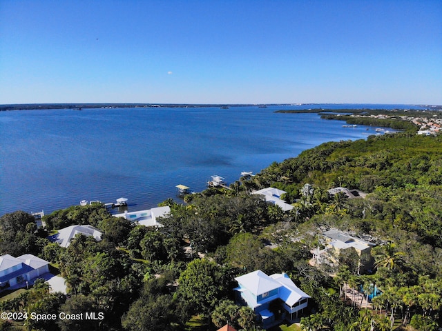 5875 Riverside Dr, Melbourne Beach, FL 32951 - aerial overview of property's location featuring a nearby body of water