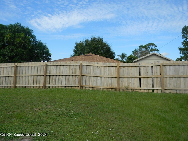 view of yard