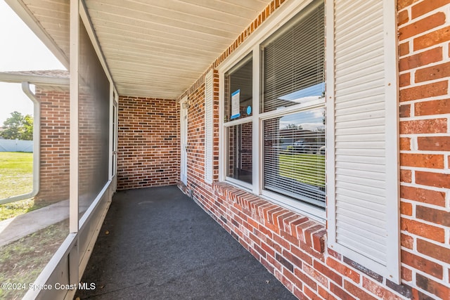 exterior space featuring a porch