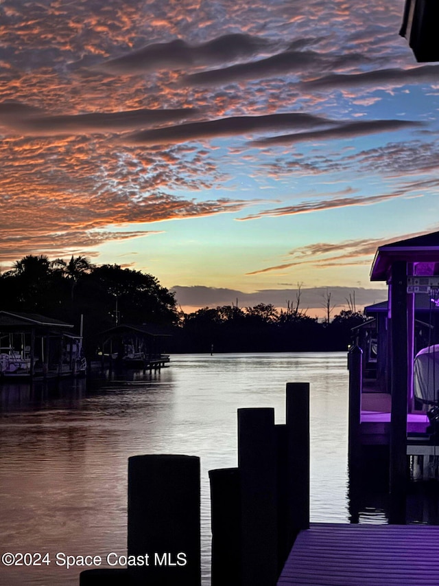 379 Hiawatha Way, Melbourne Beach, FL 32951 - dock with a water view