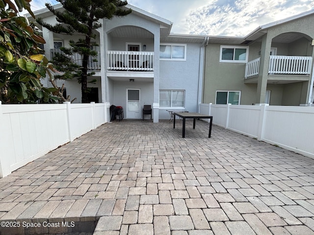 exterior space with a patio area