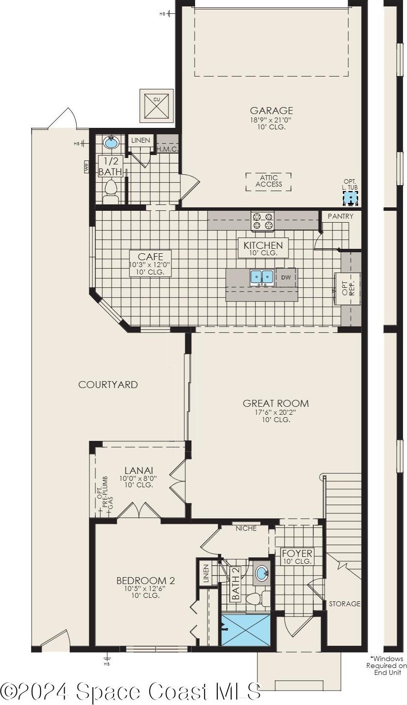 7780 Allure Dr, Melbourne, FL 32940 - view of room layout