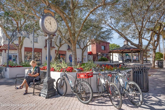 surrounding community with a gazebo