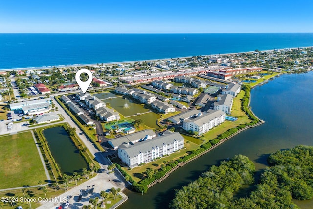 550 S Brevard Ave Unit 523, Cocoa Beach, FL 32931 - aerial overview of property's location with a large body of water