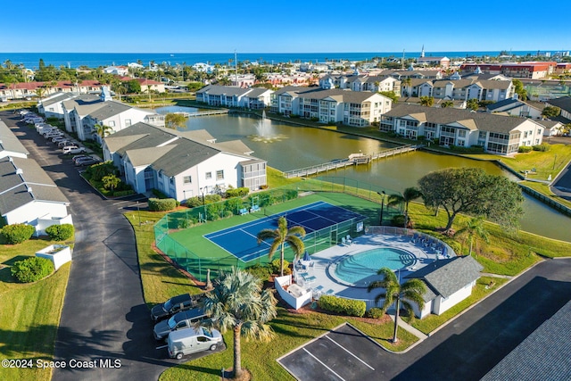 550 S Brevard Ave Unit 523, Cocoa Beach, FL 32931 - aerial view of a nearby body of water