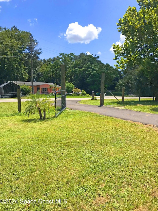 view of yard