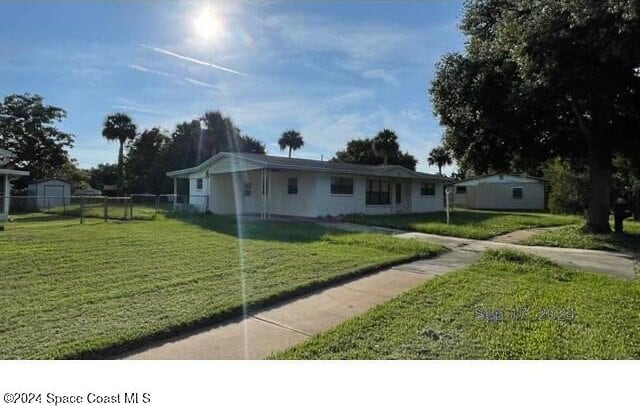 361 Payne Ave, Cocoa, FL 32927 - view of ranch-style home