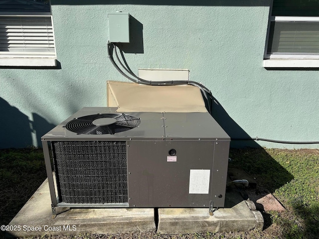 exterior details with cooling unit