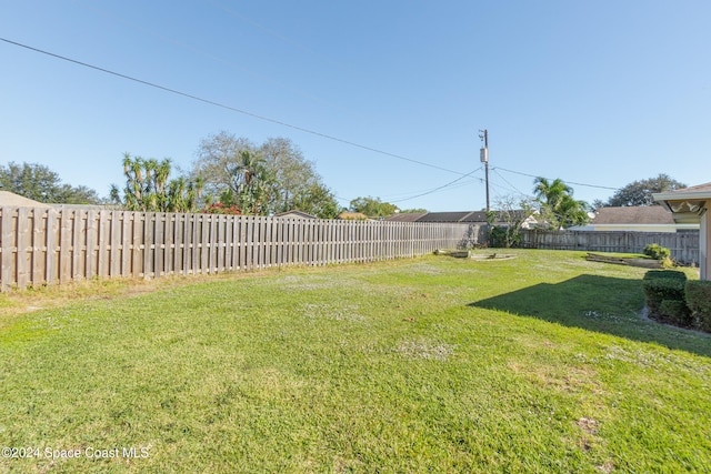 view of yard