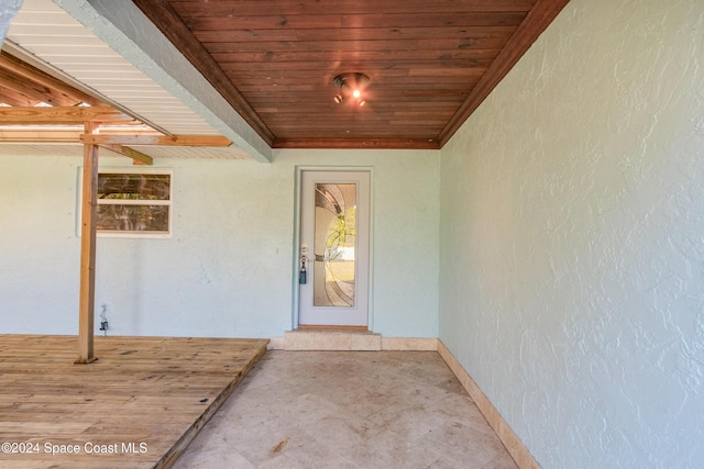 view of entrance to property