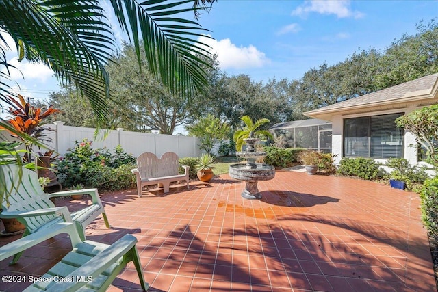 view of patio