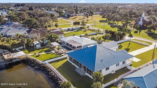 drone / aerial view featuring a residential view