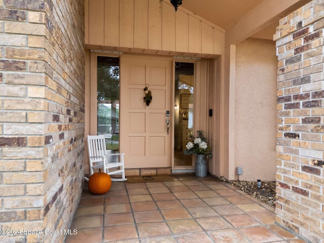 view of entrance to property