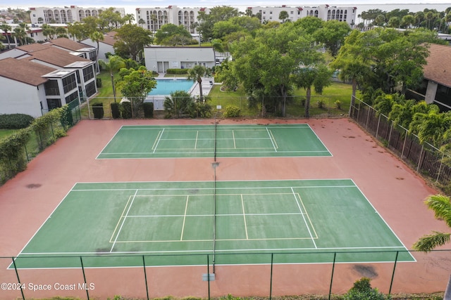 view of sport court