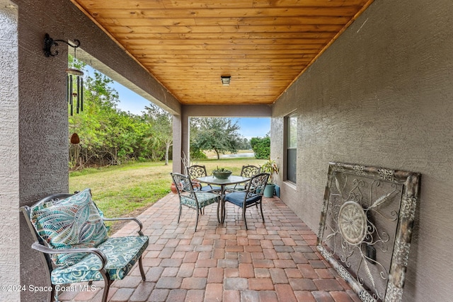 view of patio