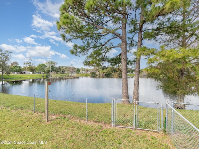 property view of water