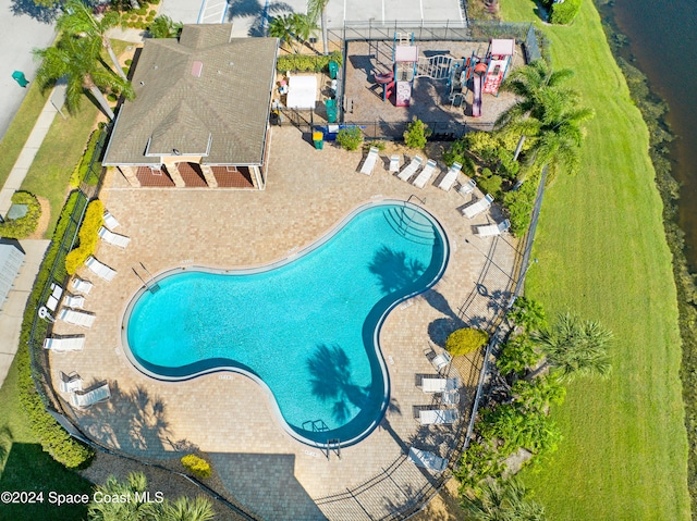 view of pool