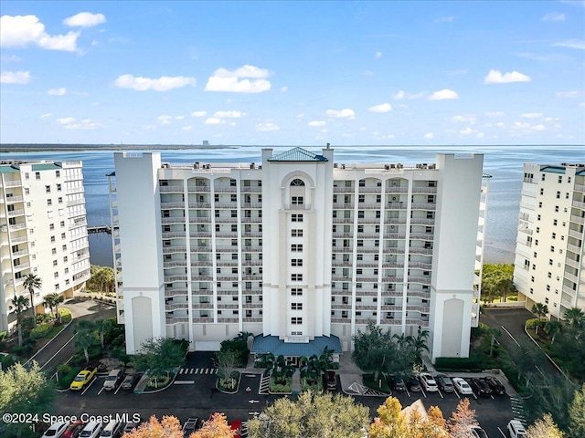 view of property featuring a water view