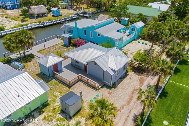 36 Vip Is Unit A, Grant, FL 32949 - aerial view of property and surrounding area featuring a nearby body of water