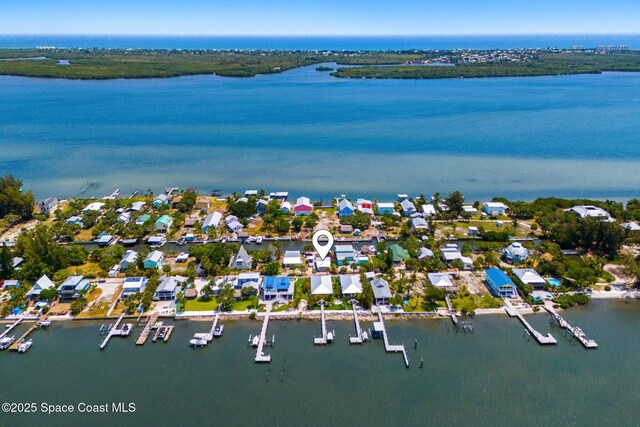 36 Vip Is Unit A, Grant, FL 32949 - aerial overview of property's location with a nearby body of water
