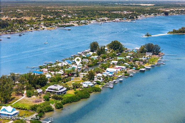 36 Vip Is Unit A, Grant, FL 32949 - aerial perspective of suburban area with a large body of water