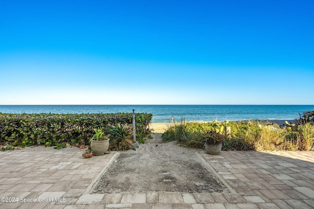 water view with a beach view