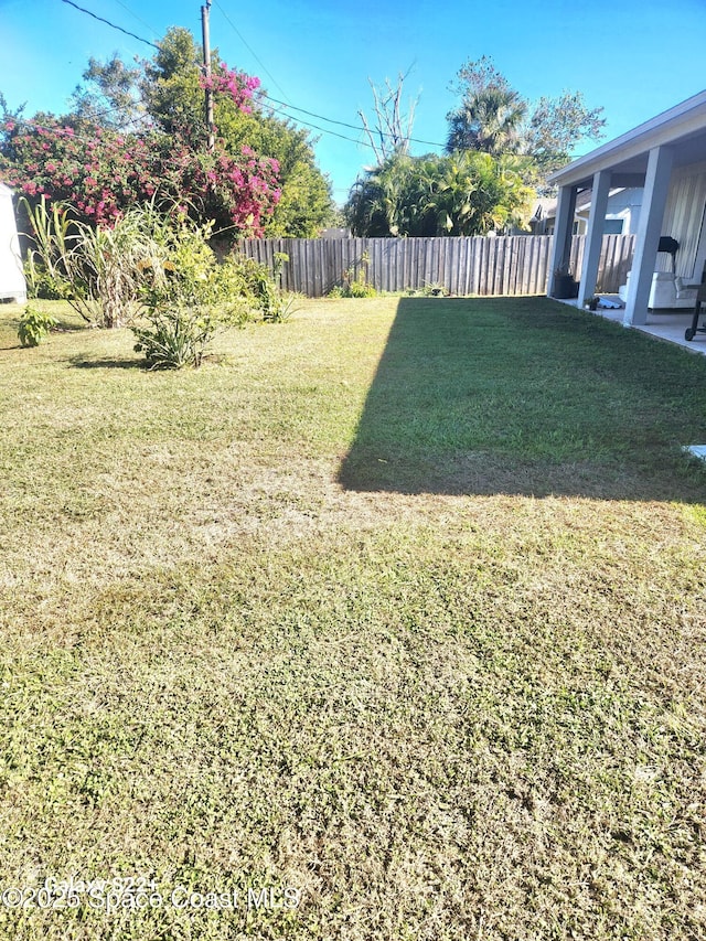 1631 Wake Forest Rd NW, Palm Bay, FL 32907 - view of yard featuring fence