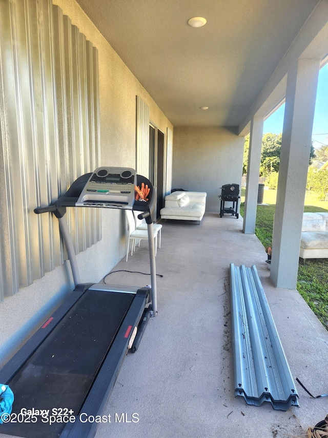 1631 Wake Forest Rd NW, Palm Bay, FL 32907 - exterior space with carpet