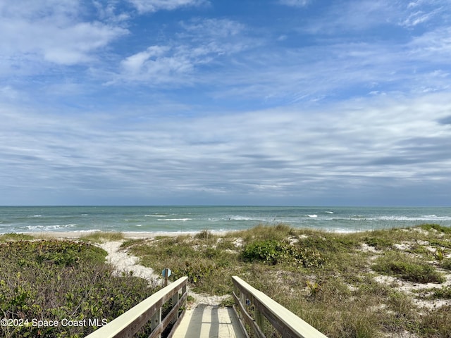 water view with a beach view