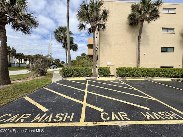 view of car parking