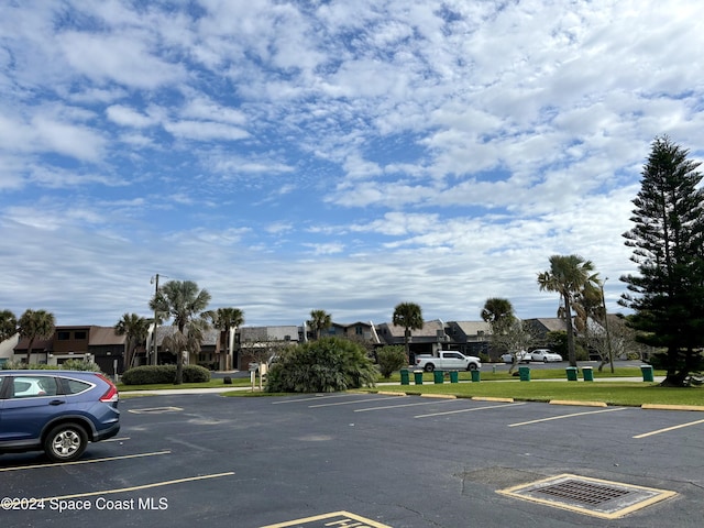 view of vehicle parking