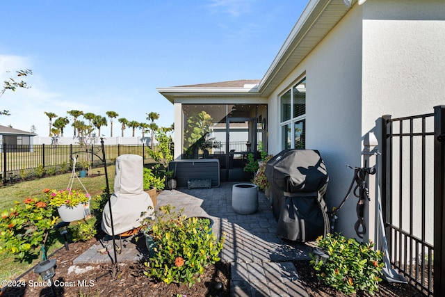 view of patio / terrace with grilling area