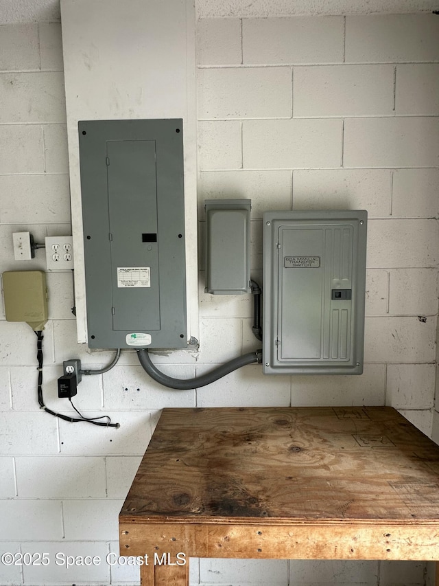 7444 Glenwood Rd, Cocoa, FL 32927 - utility room with electric panel