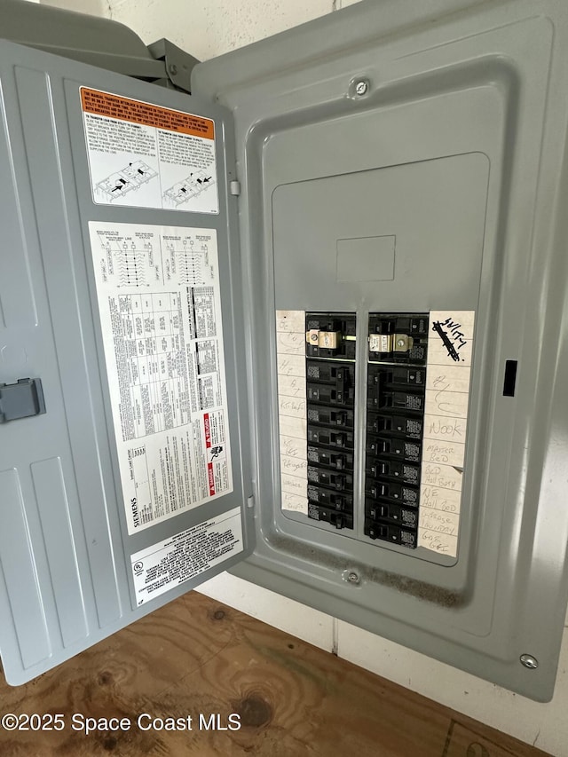 7444 Glenwood Rd, Cocoa, FL 32927 - utilities with electric panel