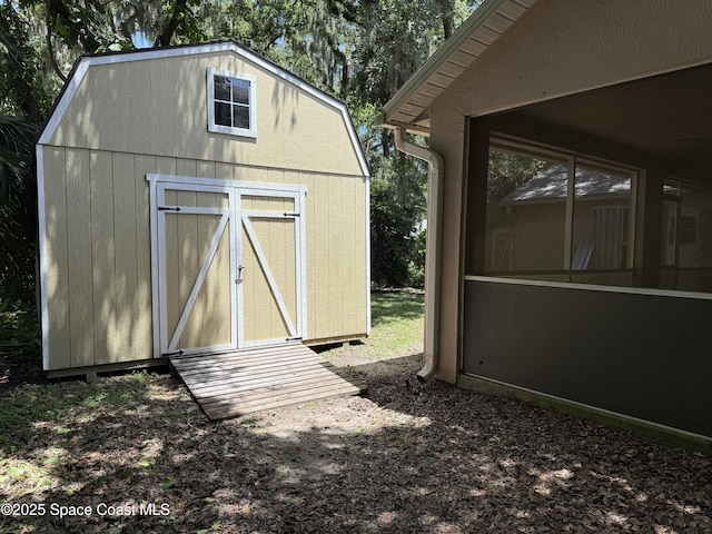 7444 Glenwood Rd, Cocoa, FL 32927 - view of shed