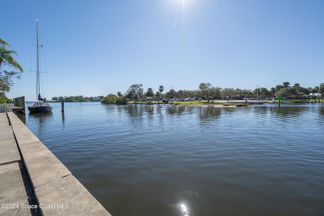 property view of water