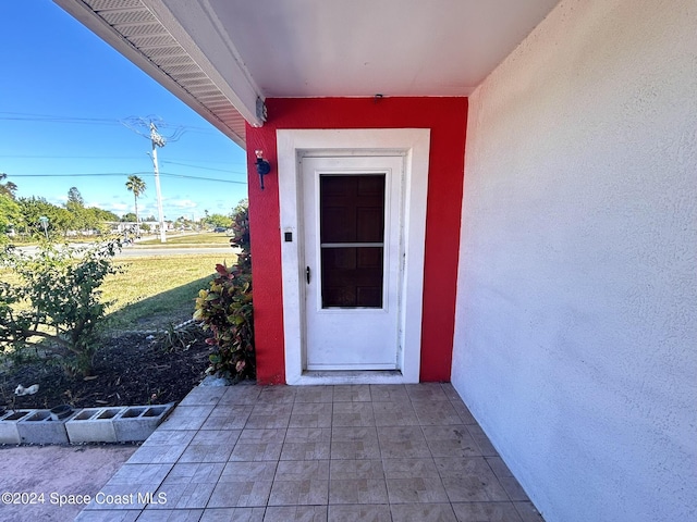 view of property entrance